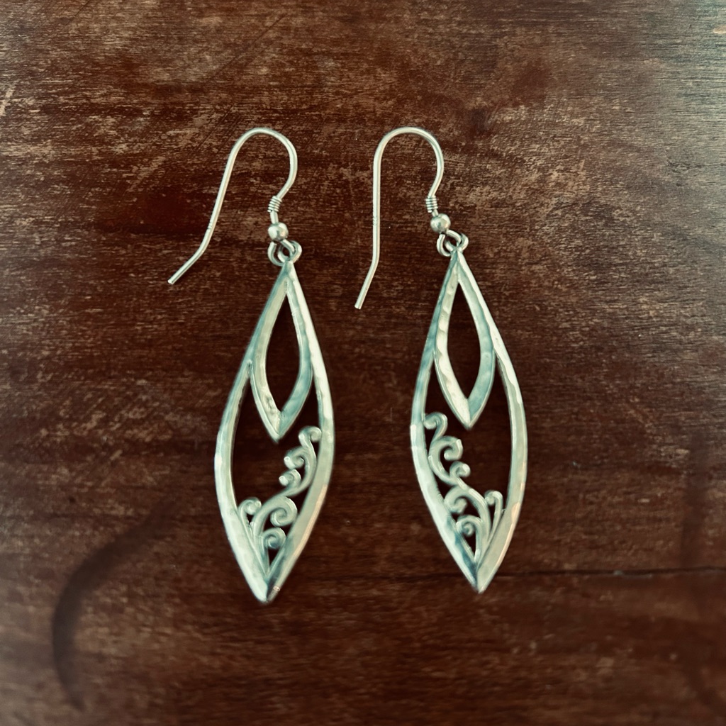 Lois Hill Sterling Silver Drop Earrings 85$